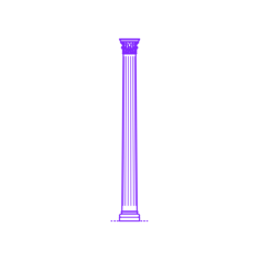 Buildings Stone Columns Greek Corinthian Fluted Small Engraving Svg Design, Free Vectors File